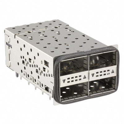 2214574-5 by TE Connectivity AMP Connectors - CONNECTOR QSFP+ RCPT CAGE 1X4 152P RA