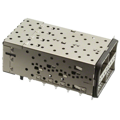 2214574-6 by TE Connectivity AMP Connectors - CONNECTOR QSFP+ RCPT CAGE 1X4 152P RA
