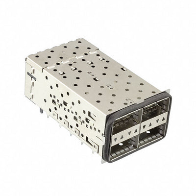 2214574-7 by TE Connectivity AMP Connectors - CONNECTOR QSFP+ RCPT CAGE 1X4 152P RA