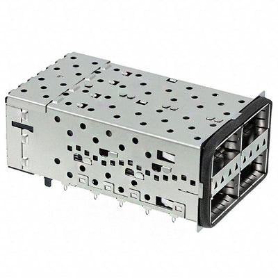 2214574-8 by TE Connectivity AMP Connectors - CONNECTOR QSFP+ RCPT CAGE 1X4 152P RA
