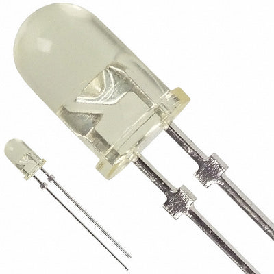HLMP3850A by Visual Communications Company - VCC - LED YELLOW CLEAR T-1 3/4 T/H