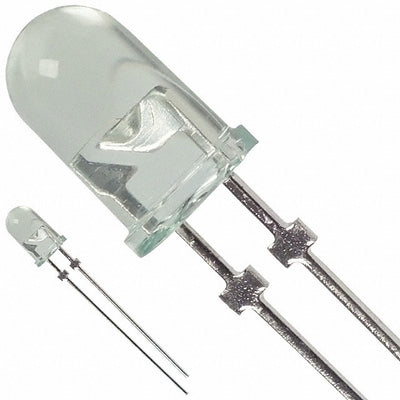 HLMP3950A by Visual Communications Company - VCC - LED GREEN CLEAR T-1 3/4 T/H