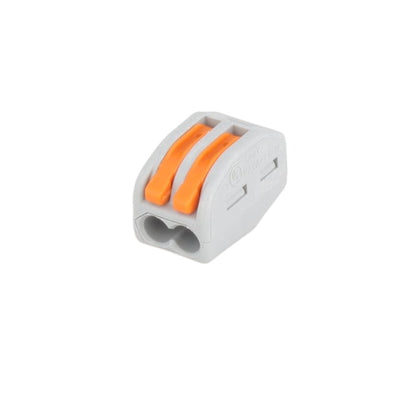 222-412/VE00-2500 by WAGO Corporation - SPLICE LEVER 28-12 AWG 2POS