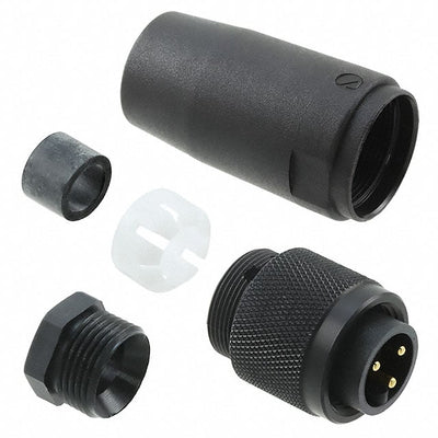 222PR13 NC032 by Alpha Wire - CONNECTOR PLUG MALE 3POS GOLD SCREW