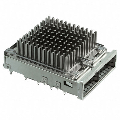 2227103-3 by TE Connectivity AMP Connectors - CONNECTOR ZQSFP+ CAGE 1X2 W/HSINK R/A