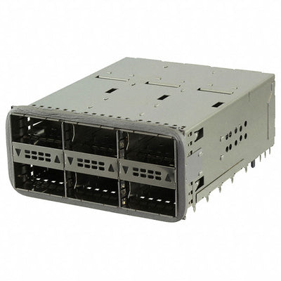 2227226-3 by TE Connectivity AMP Connectors - CONNECTOR ZQSFP+ RCP CAGE 2X3 228P RA