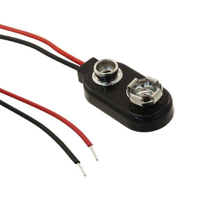 2240 by Keystone Electronics - BATT CONN SNAP 9V 1 CEL 8"" LEADS