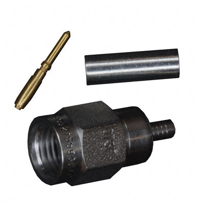 225532-4 by TE Connectivity Aerospace, Defense and Marine - CONNECTOR SMA PLUG STR 50 OHM CRIMP
