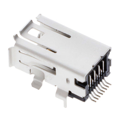 2294417-1 by TE Connectivity AMP Connectors - CONNECTOR IND MINI I HEADER 8P RA SMD
