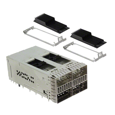 2299870-3 by TE Connectivity AMP Connectors - CONNECTOR ZQSFP+ RCP 2X2 HSNK 152P RA