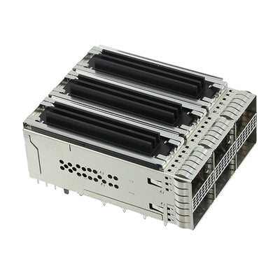 2299924-2 by TE Connectivity AMP Connectors - CONNECTOR ZQSFP+ RCP 2X3 HSNK 228P RA