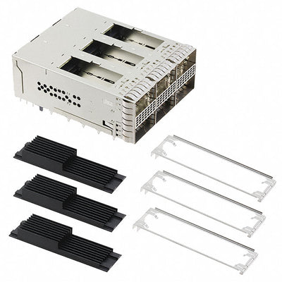 2299924-3 by TE Connectivity AMP Connectors - CONNECTOR ZQSFP+ RCP 2X3 HSNK 228P RA