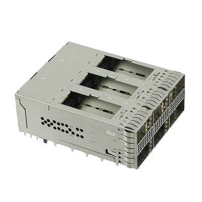 2299924-4 by TE Connectivity AMP Connectors - CONNECTOR ZQSFP+ RCP CAGE 2X3 228P RA