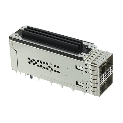 2299940-2 by TE Connectivity AMP Connectors - CONNECTOR ZQSFP+ RCP 2X1 HSINK 76P RA