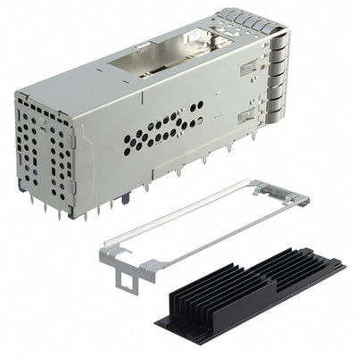 2299940-3 by TE Connectivity AMP Connectors - CONNECTOR ZQSFP+ RCP 2X1 HSINK 76P RA