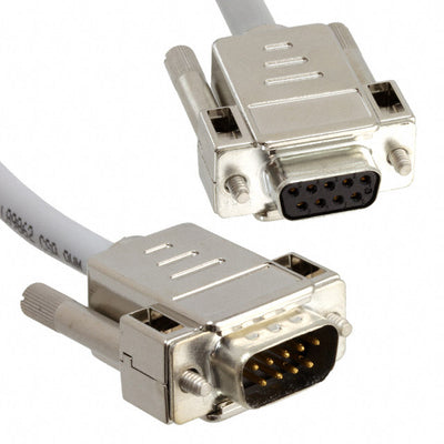 2299987 by Phoenix Contact - CABLE ASSY DB09 SHLD GRAY 500MM
