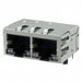 2301996-6 by TE Connectivity AMP Connectors - CONNECTOR JACK 2PORT 100 BASE-T PCB