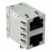 2301997-4 by TE Connectivity AMP Connectors - CONNECTOR JACK 2PORT 1000 BASE-T PCB