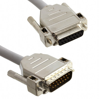 2302052 by Phoenix Contact - CABLE ASSY DB15 SHLD GRAY 500MM
