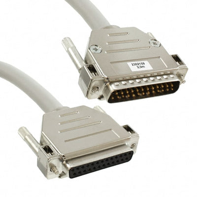 2302159 by Phoenix Contact - CABLE ASSY DB25 SHIELDED GRAY 2M