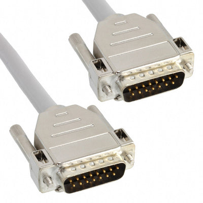 2305619 by Phoenix Contact - CABLE ASSY DB15 SHIELDED GRAY 2M