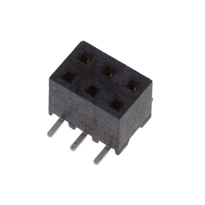 2307819-6 by TE Connectivity AMP Connectors - 6P,2MM,BB,REC,DRVT,SMD,AU.76,TR,