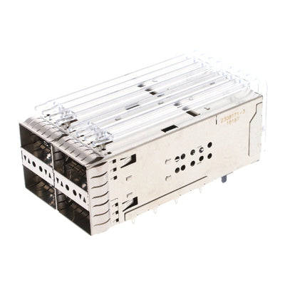 2308171-3 by TE Connectivity AMP Connectors - CONNECTOR ZQSFP+ RCP CAGE 2X2 152P RA
