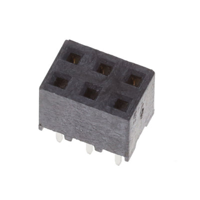 2314812-6 by TE Connectivity AMP Connectors - 6P,2MM,B-B,REC,DRVT,2.0,0.1AU,TB