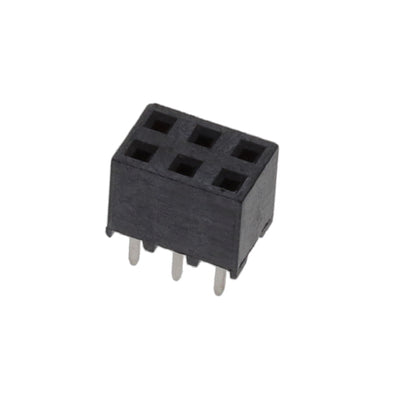 2314814-6 by TE Connectivity AMP Connectors - 6P,2MM,B-B,REC,DRVT,2.0,0.76AU,T