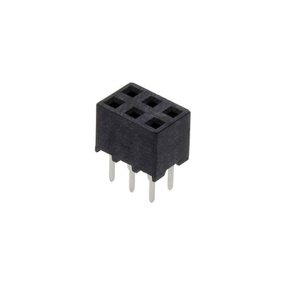 2314822-6 by TE Connectivity AMP Connectors - 6P,2MM,B-B,REC,DRVT,2.7,0.76AU,T