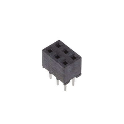 2314826-6 by TE Connectivity AMP Connectors - 6P,2MM,B-B,REC,DRVT,2.7,0.76AU,T