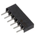 2314876-6 by TE Connectivity AMP Connectors - 6P,2MM,B-B,REC,SRVT,2.7,0.1AU,TB