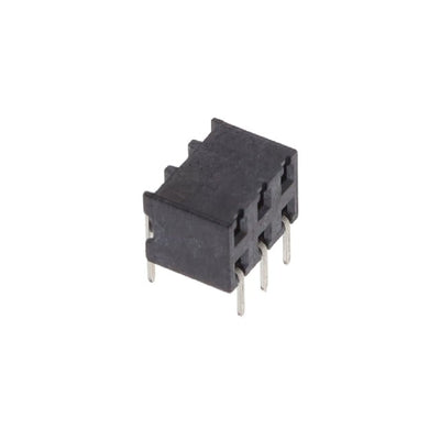 2314916-6 by TE Connectivity AMP Connectors - 6P,2MM,B-B,REC,DRHZ,2.1,0.1AU,TB