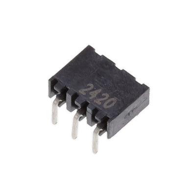 2314928-3 by TE Connectivity AMP Connectors - 3P,2MM,B-B,REC,SRHZ,2.1,0.1AU,TB