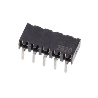 2314930-5 by TE Connectivity AMP Connectors - 5P,2MM,B-B,REC,SRHZ,2.1,0.76AU,T