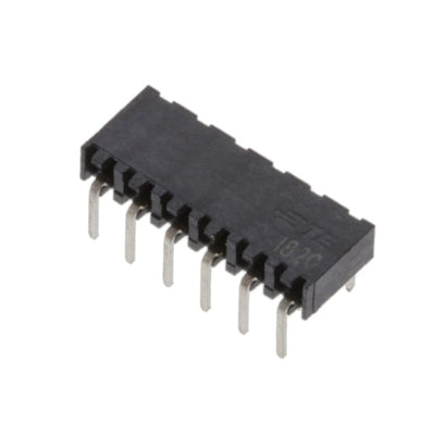 2314938-6 by TE Connectivity AMP Connectors - 6P,2MM,B-B,REC,SRHZ,2.8,0.76AU,T