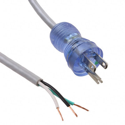 232002-06 by Qualtek - CORD 18AWG NEMA 5-15P TO CBL 8