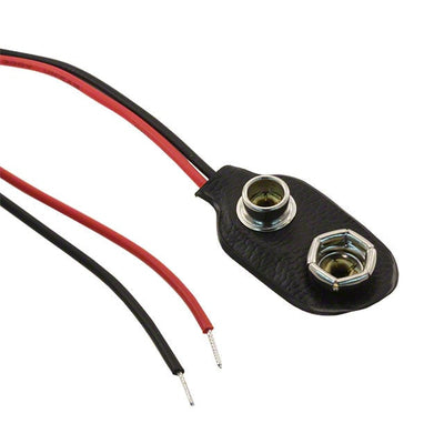 232 by Keystone Electronics - BATT CONN SNAP 9V 1 CEL 4"" LEADS