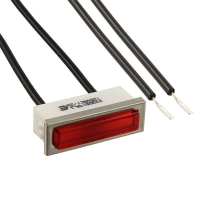 2330D1 by Visual Communications Company - VCC - INDICATOR NEON RED PANEL MNT