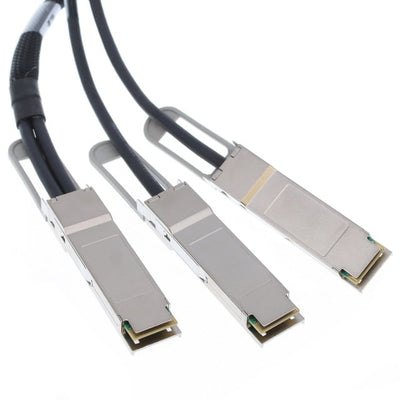 2333801-4 by TE Connectivity AMP Connectors - QSFP28 TO (2)QSFP28, 2.0 METER,