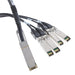 2334236-6 by TE Connectivity AMP Connectors - QSFP28 TO 4SFP28, 3.0 METER, 30A