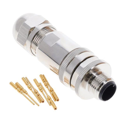 2351415-1 by TE Connectivity AMP Connectors - M12 MALE,A8 CODE,STR CONNECTOR,