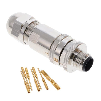 2351415-2 by TE Connectivity AMP Connectors - M12 MALE,A8 CODE,STR CONNECTOR,