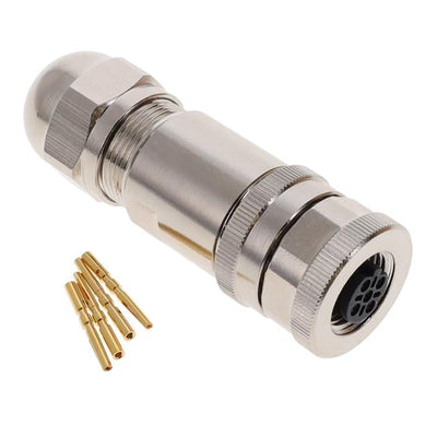 2358990-1 by TE Connectivity AMP Connectors - M12 FEMALE,D4,STR CONNECTOR, PG7