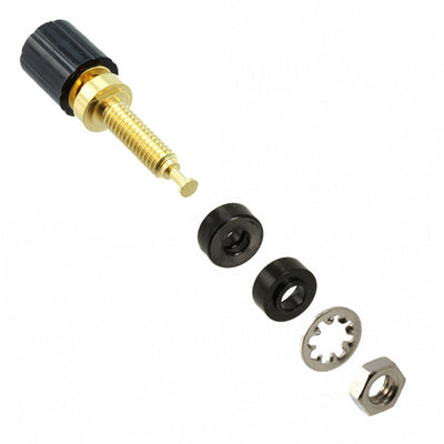2382-0 by Pomona Electronics - CONNECTOR BIND POST MINI KNURLED BLK