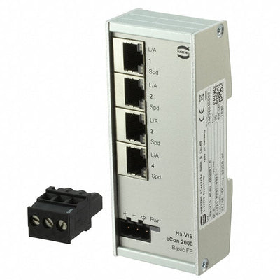 24020040000 by HARTING - NETWORK SWITCH-UNMANAGED 4 PORT