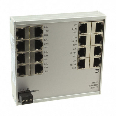 24024160010 by HARTING - NETWORK SWITCH-UNMANAGED 16 PORT