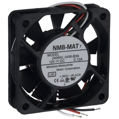 2406KL-04W-B39-L00 by NMB Technologies Corporation - FAN AXIAL 60X15MM 12VDC WIRE