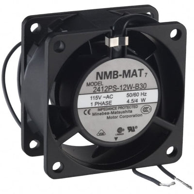 2412PS-12W-B30-A00 by NMB Technologies Corporation - FAN AXIAL 60X30MM 115VAC WIRE
