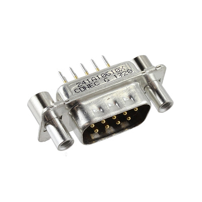 241A10610X by Conec - CONNECTOR D-SUB PLUG 9POS VERT SLDR